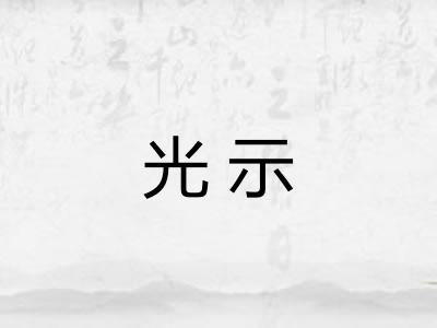 光示