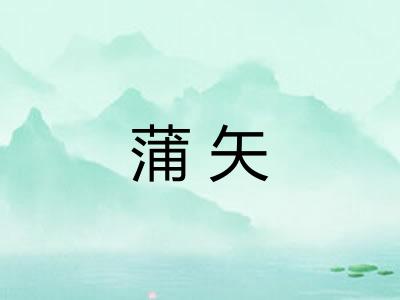 蒲矢