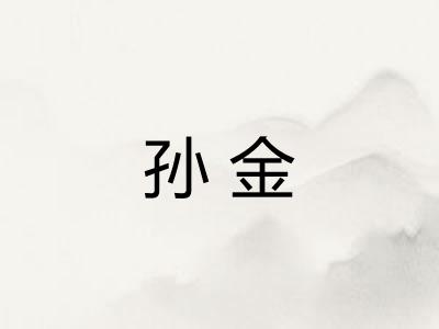 孙金