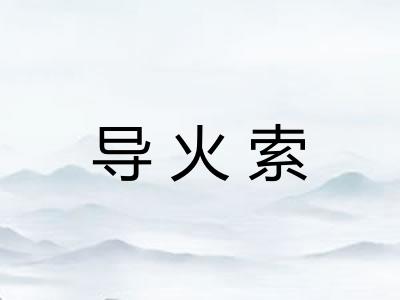 导火索