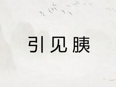 引见胰