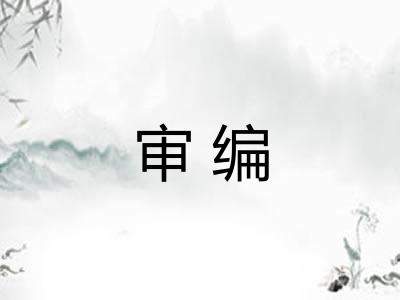 审编
