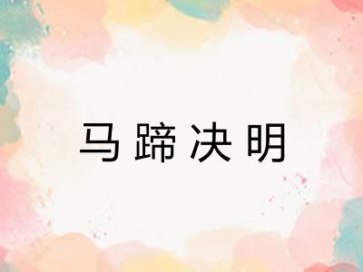 马蹄决明 马蹄决明