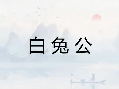 白兔公 白兔公