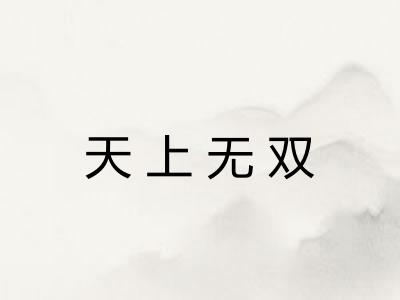 天上无双