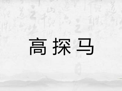 高探马