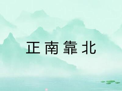 正南靠北