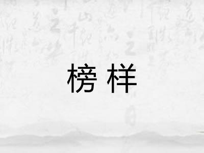 榜样