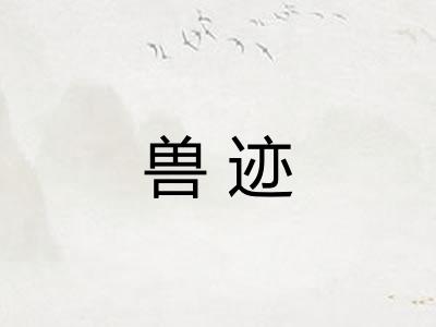 兽迹