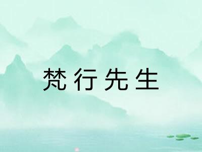 梵行先生