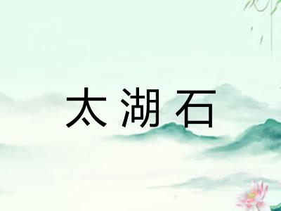 太湖石 太湖石
