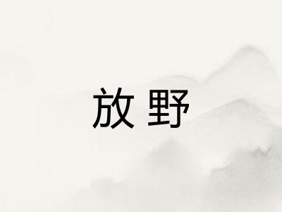 放野