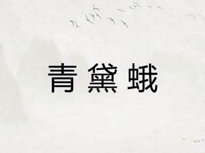 青黛蛾