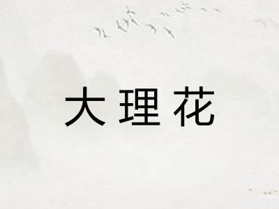 大理花 大理花