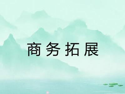 商务拓展