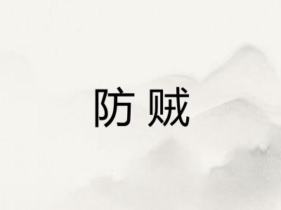 防贼