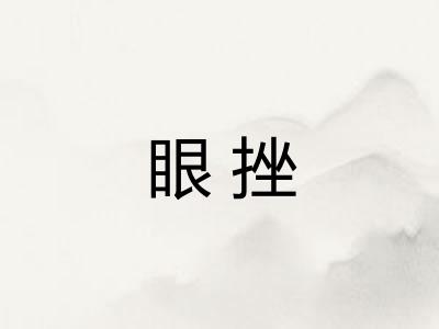 眼挫