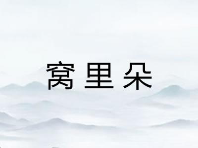 窝里朵 窝里朵