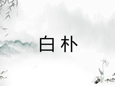 白朴 白朴