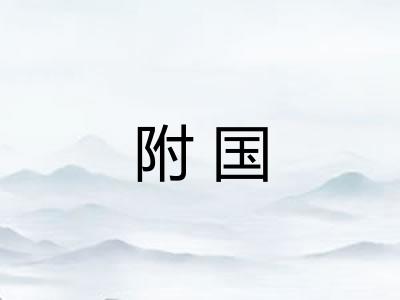附国 附国