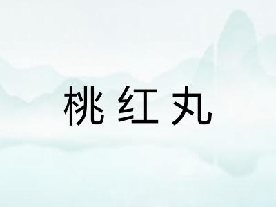 桃红丸 桃红丸