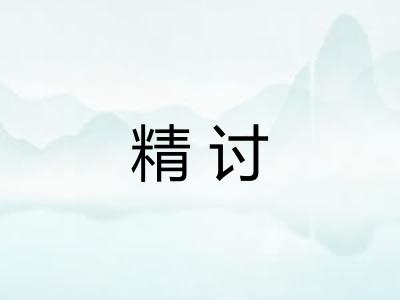 精讨