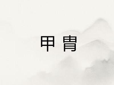 甲胄 甲胄