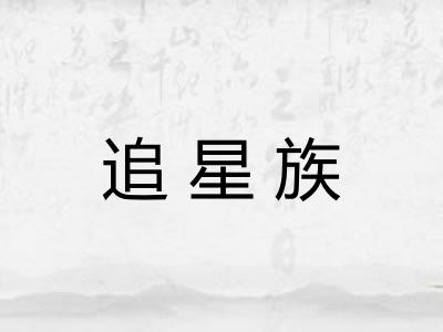 追星族