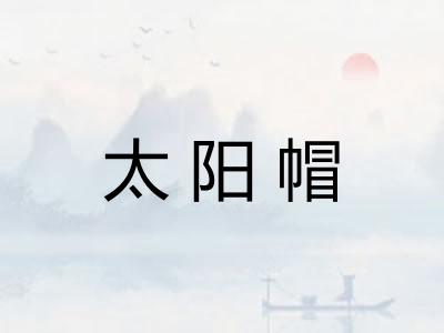 太阳帽 太阳帽