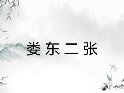 娄东二张