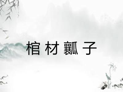 棺材瓤子