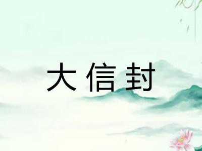 大信封