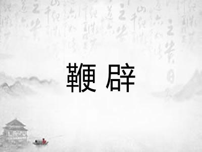 鞭辟