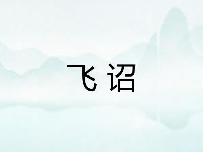 飞诏