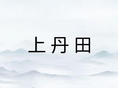 上丹田