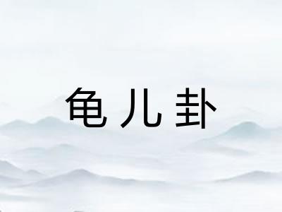 龟儿卦