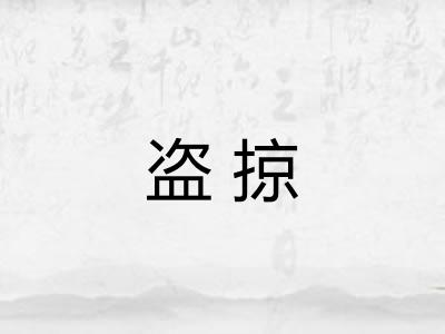 盗掠