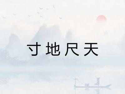 寸地尺天 寸地尺天
