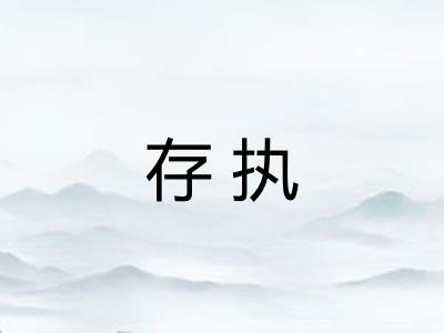存执