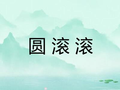 圆滚滚 圆滚滚