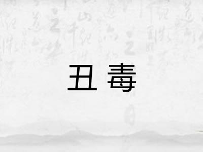 丑毒 丑毒