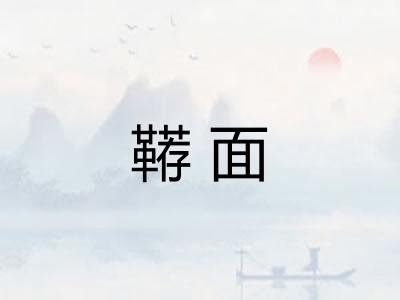 鞯面