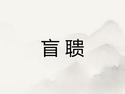 盲聩