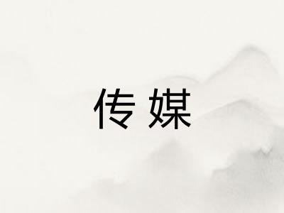 传媒 传媒