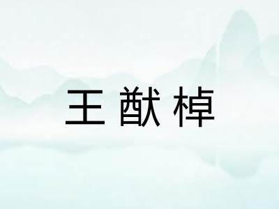 王猷棹 王猷棹