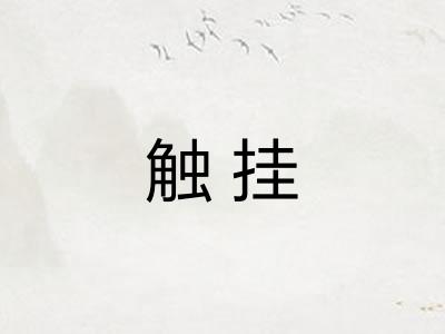 触挂