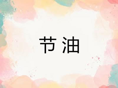 节油