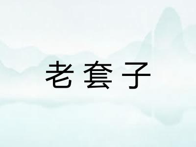 老套子 老套子