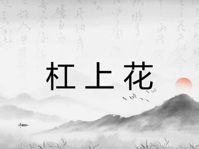 杠上花