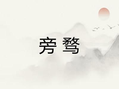 旁骛 旁骛